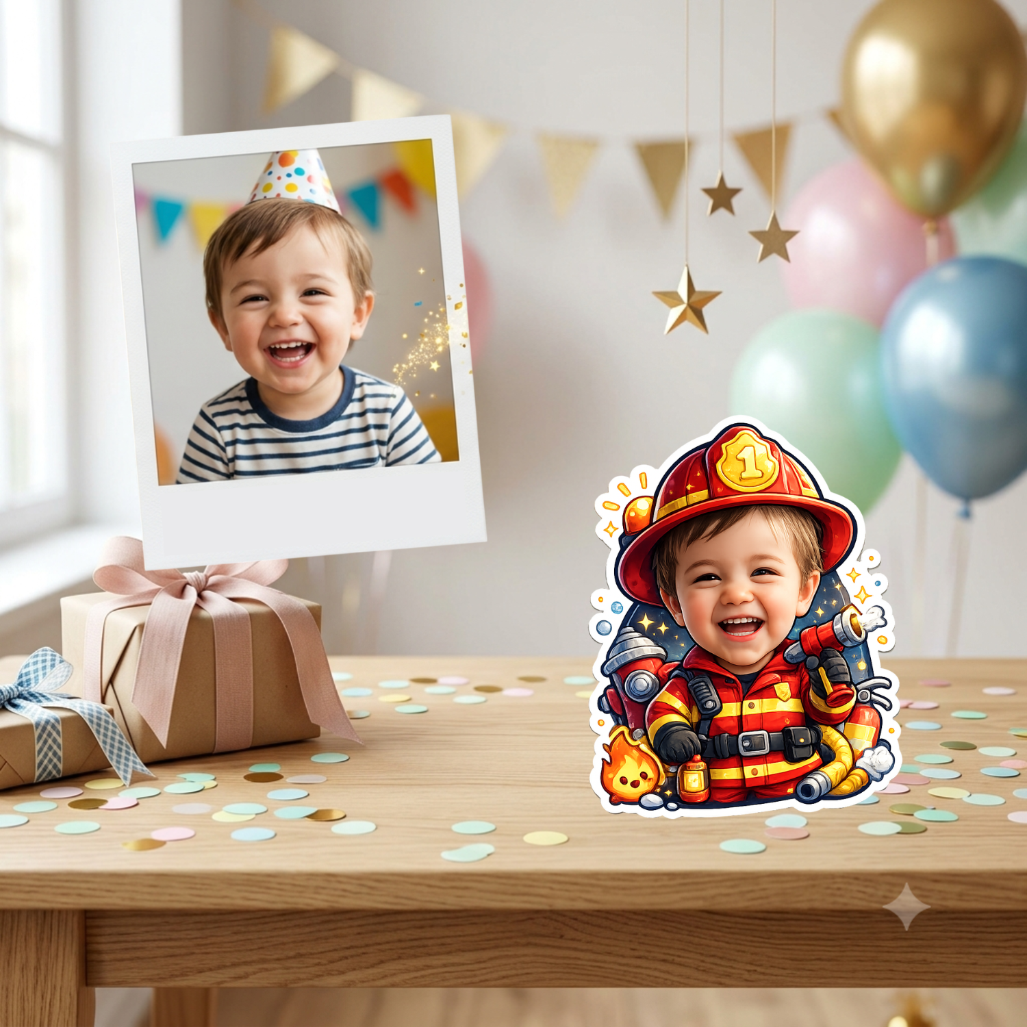 ✨ Sticker photo personnalisé avec la photo de ton enfant