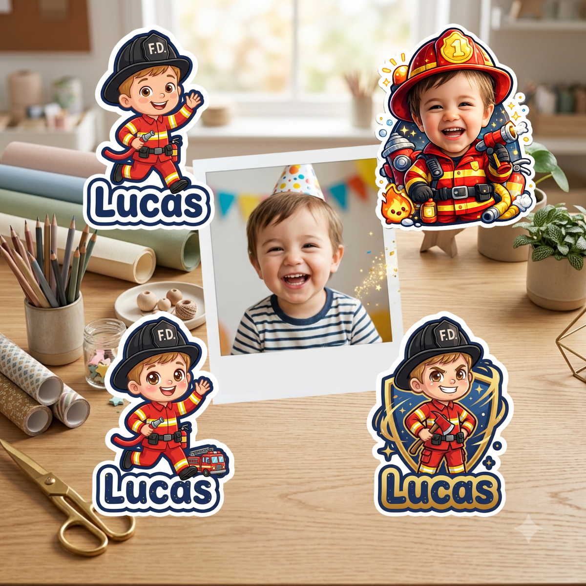 ✨ Sticker photo personnalisé avec la photo de ton enfant