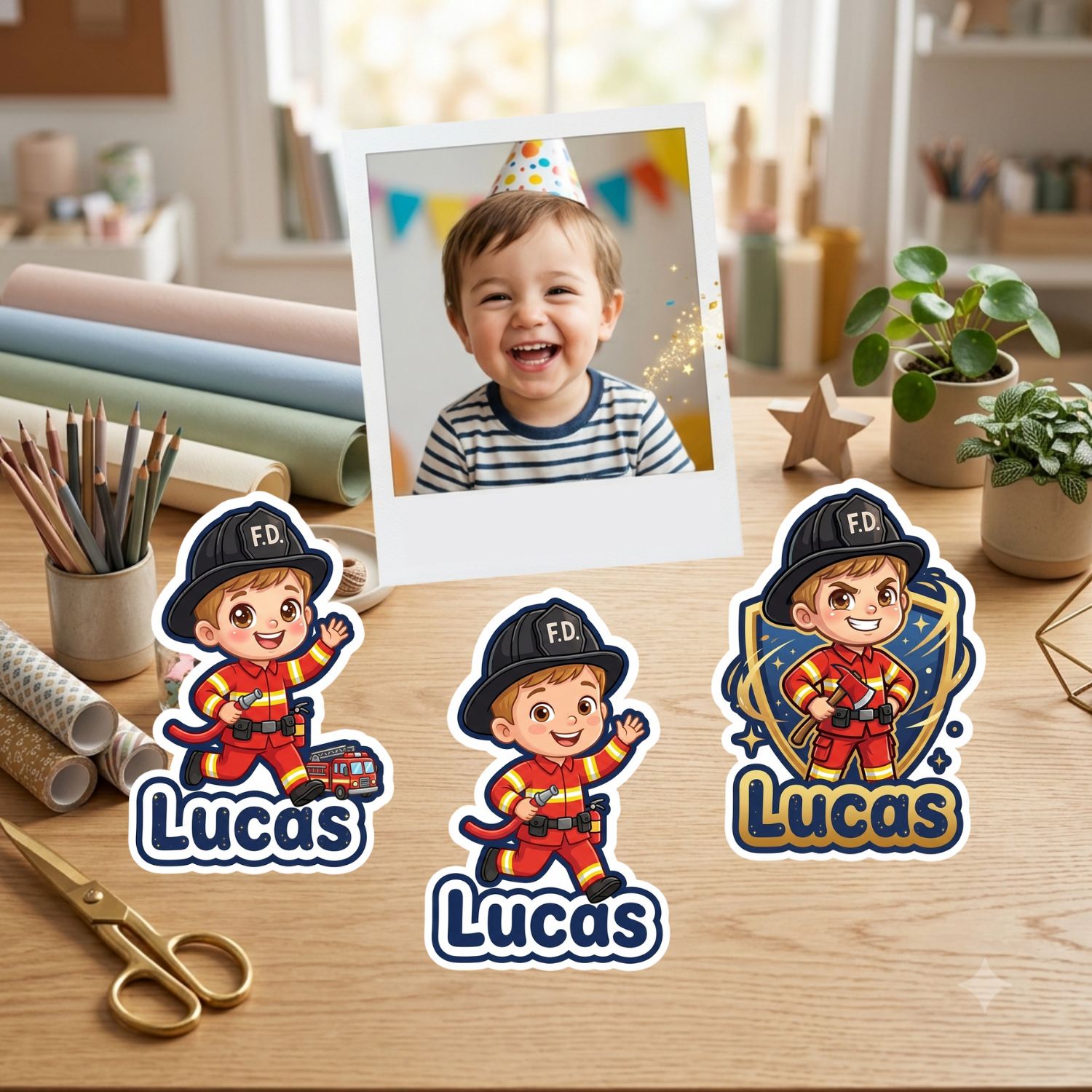 ✨ Sticker photo personnalisé avec la photo de ton enfant