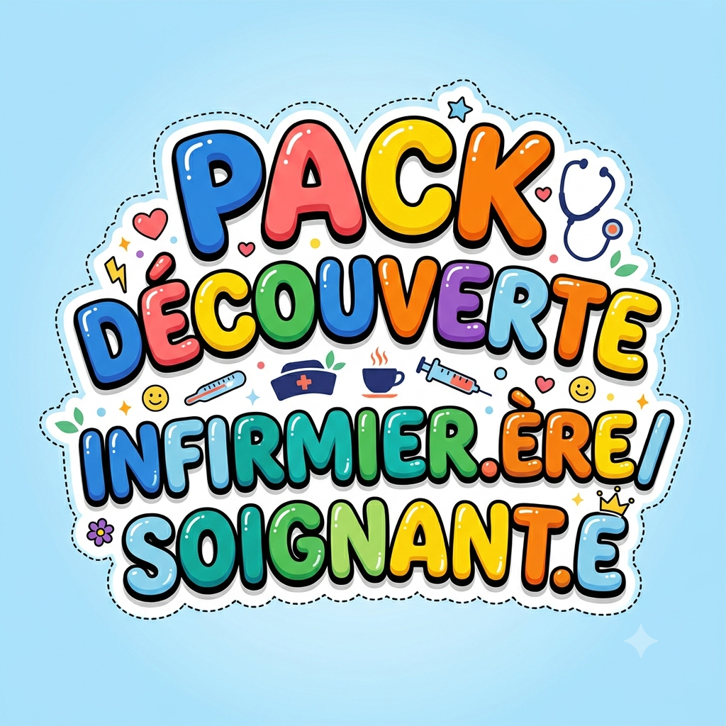 Sticker "Pack Découverte" - Infirmier·ère / Soignant·e