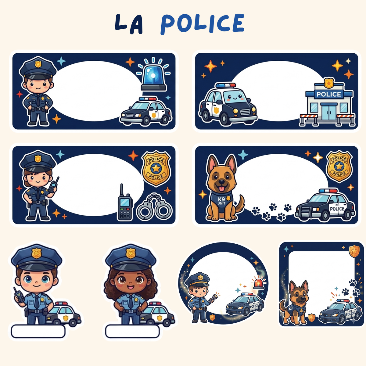 Pack Rentrée Complet — 15 étiquettes + 3 stickers prénom personnalisés