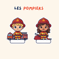 Pack Personnages Prénom — 6 stickers personnalisés pour tes affaires